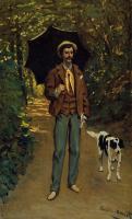 Monet, Claude Oscar - Victor Jacquemont Holding a Parasol